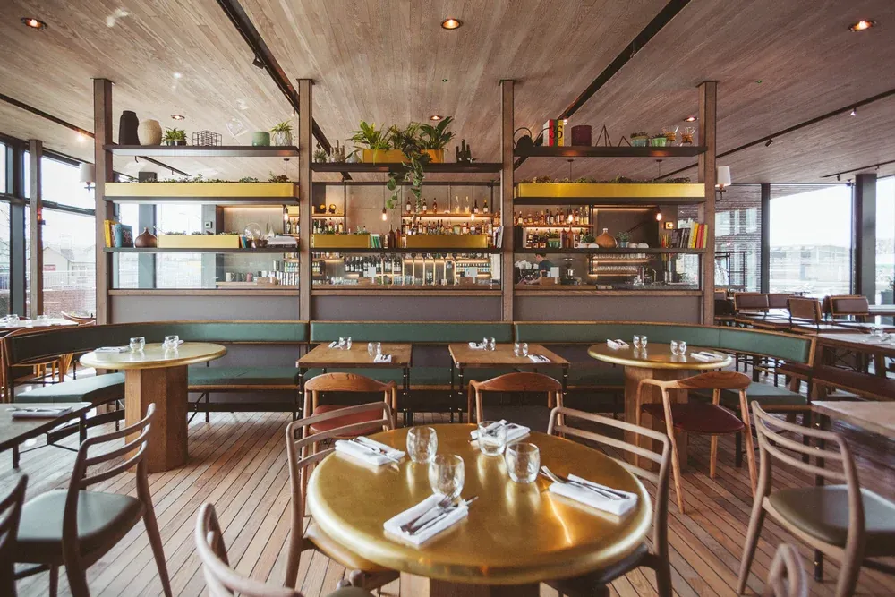 Commercial interior design by Studio Bernardi, contemporary hospitality setting with character