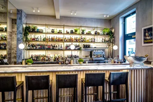 Studio Bernardi hospitality project, refined commercial interior with convivial mood